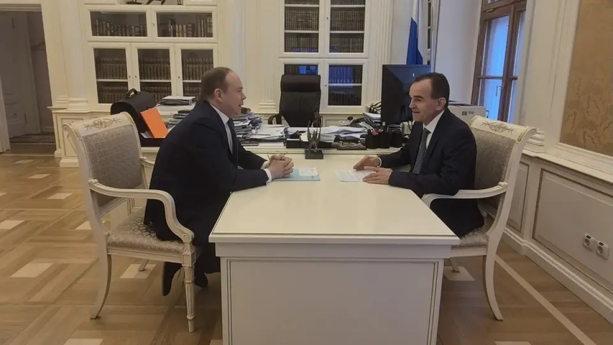 Кондратьев обсудил с Вайно участие Кубани в 14 нацпроектах