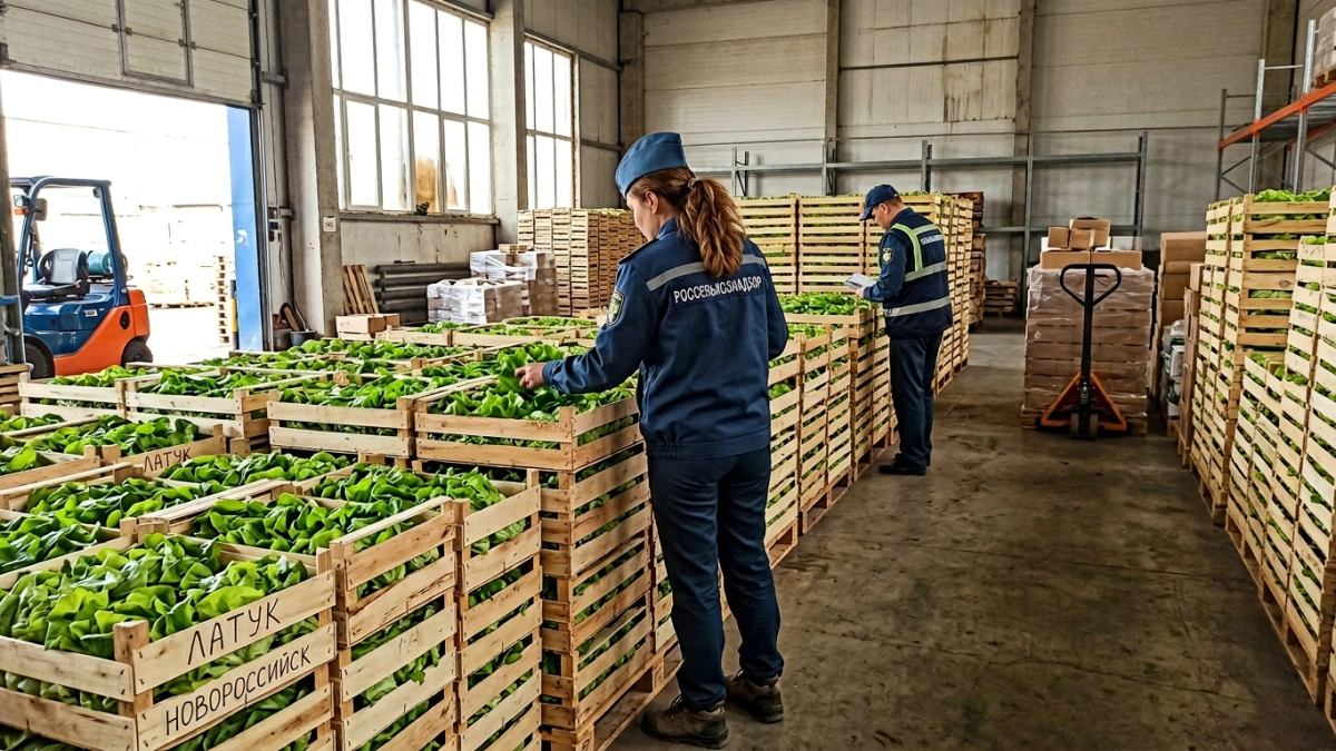 В Новороссийск прибыли 12 тонн салата с карантинным вредителем из Египта