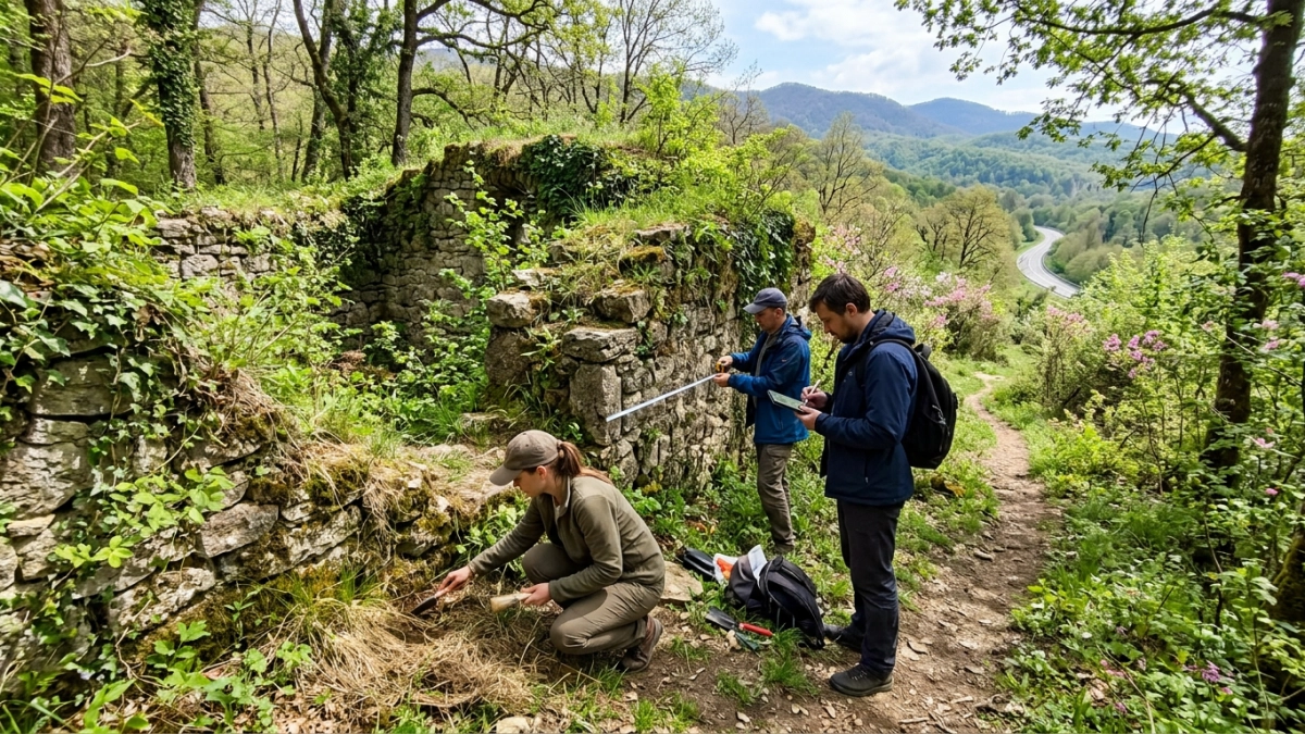В Сочи исследовали руины христианского храма IX века у села Галицыно