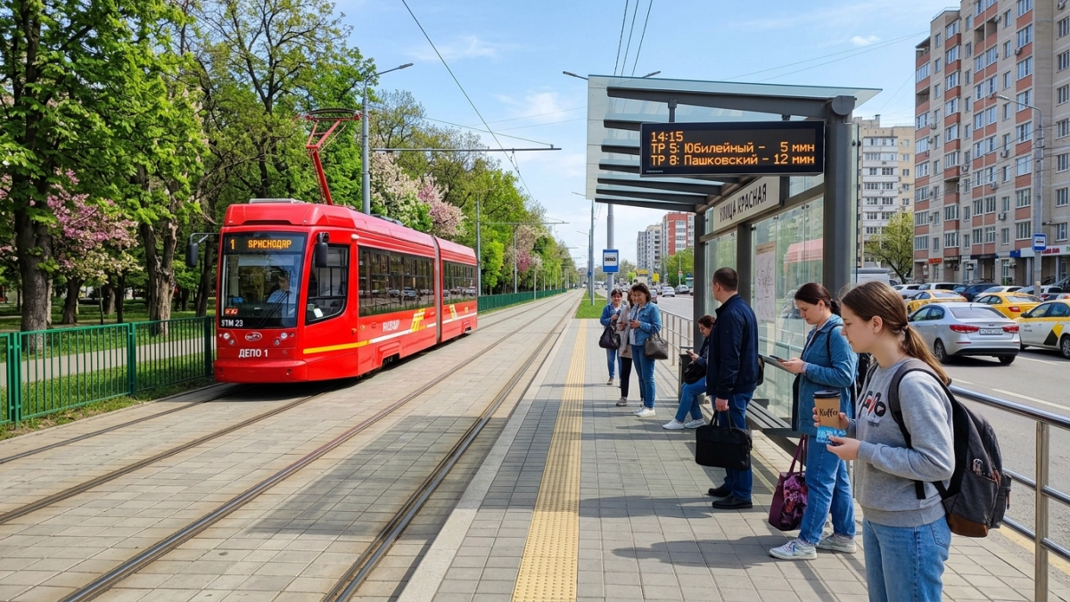 Краснодар получит ещё 10 трамваев: парк обновляется с 2023 года