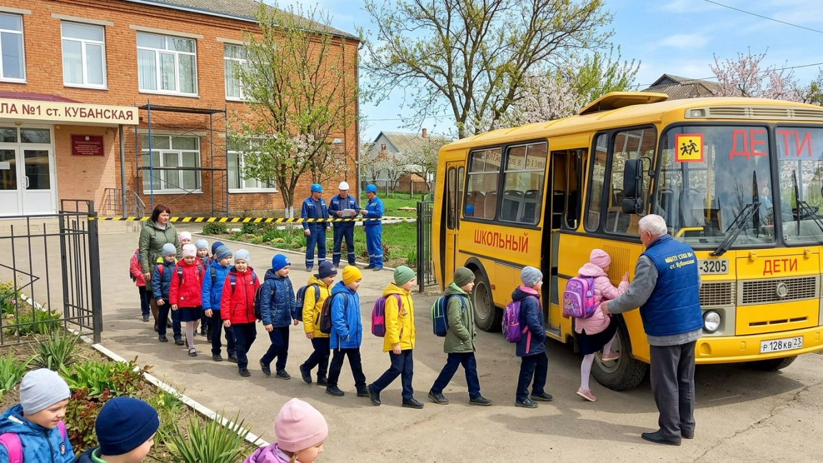 Подрядчик снял кровлю школы — и бросил 100 учеников под дождём