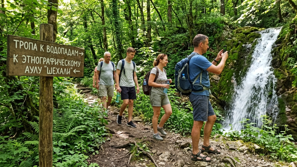 В Сочи запустят маршруты к адыгским аулам, водопадам и чайным плантациям