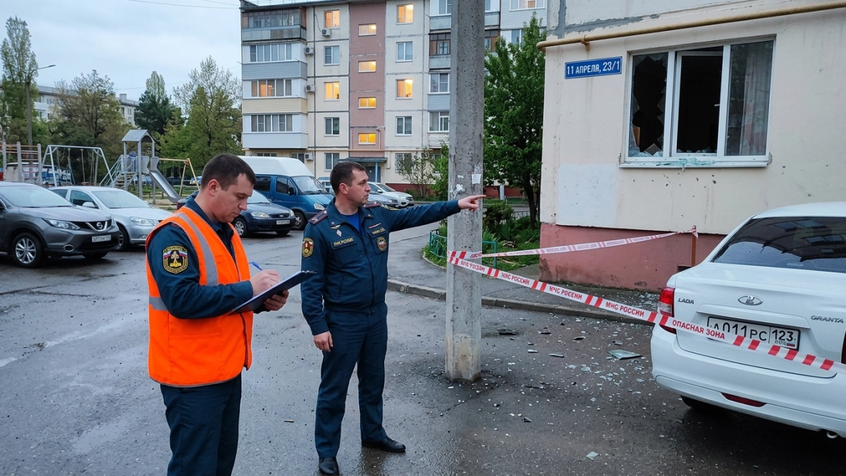 Дроны атаковали Краснодарский край: пожары на нефтебазе и складе, повреждены три дома