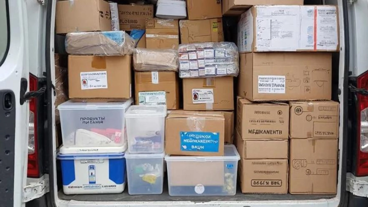 Краснодар отправил 2,5 тонны грузов детям в Скадовске к Пасхе