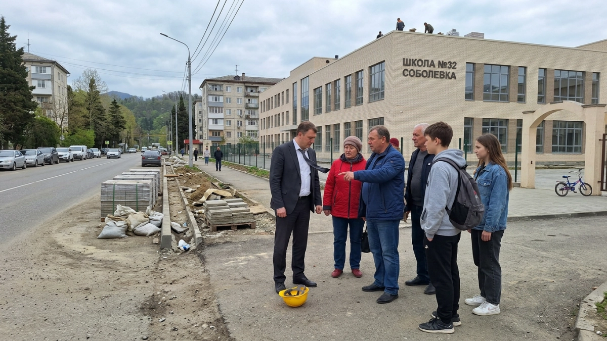 В Соболевке открывается первая в истории микрорайона школа на 400 мест