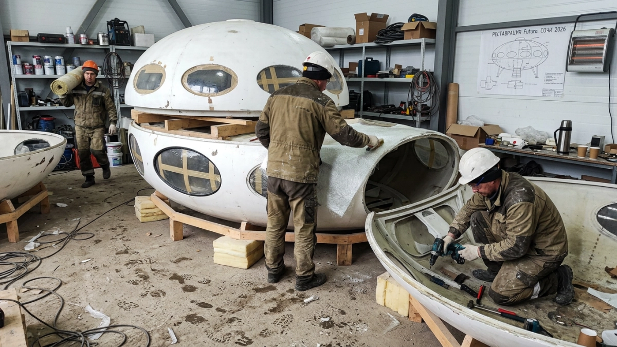 Краснодарский Futuro уехал в Сочи: символ города ждёт реставрация