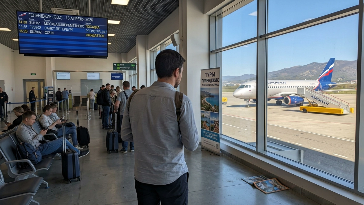 Аэропорт Геленджика обслужил 33 612 пассажиров при загрузке рейсов 97%