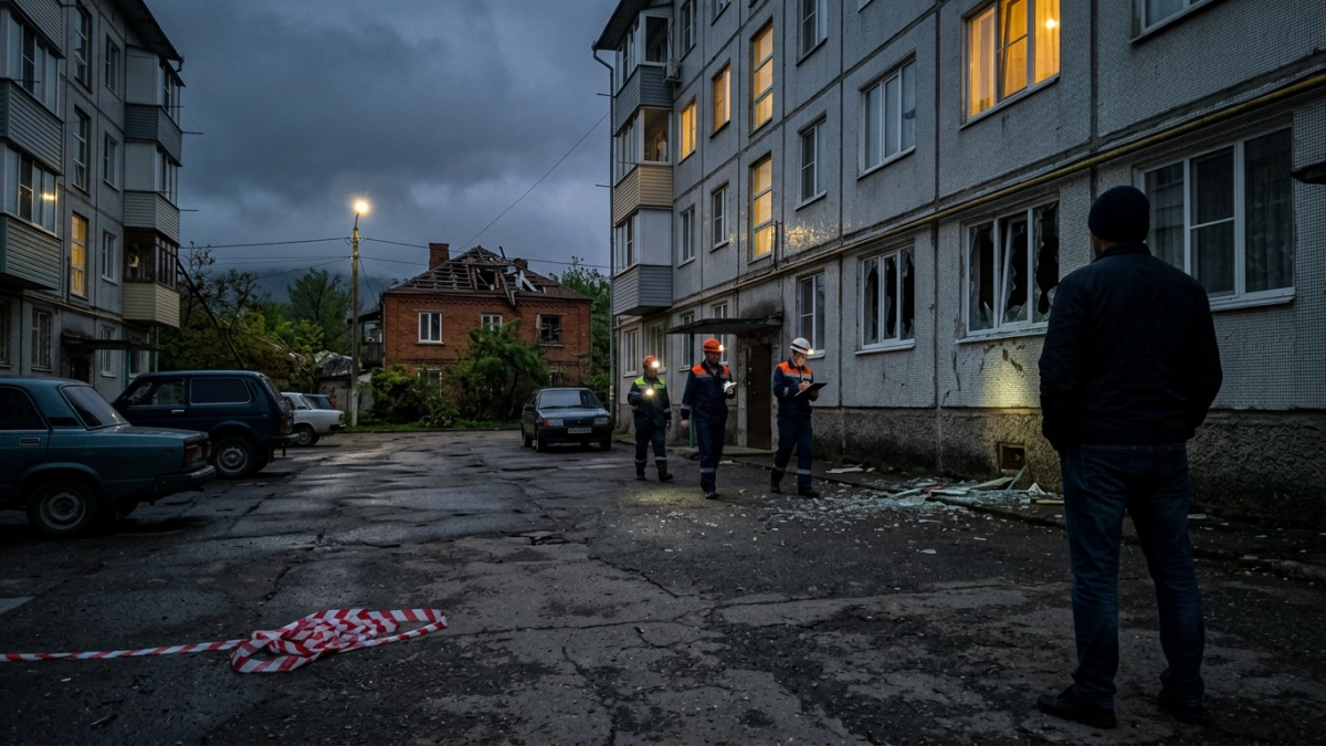 Атака БПЛА в Туапсинском округе: 5 домов разрушены, 285 человек ликвидируют последствия