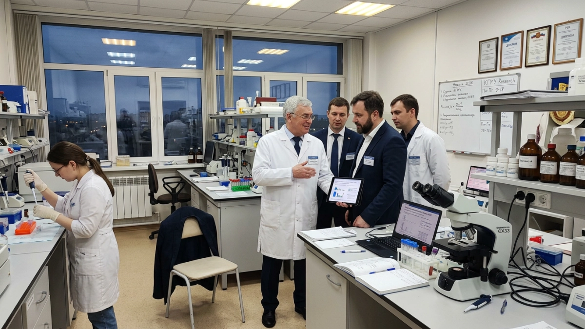 Депутаты ЗСК посетили центр биомедицины КубГМУ с пятью лабораториями