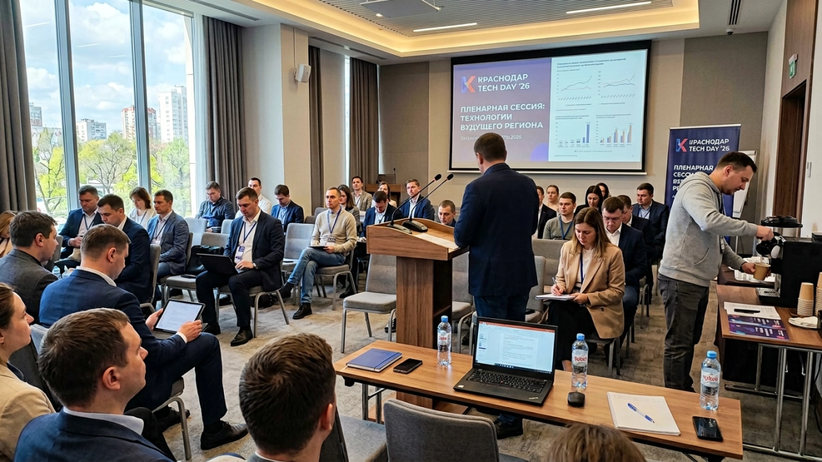 ПРО.ТЕХ в Краснодаре: 700 участников обсудили поддержку ИТ-бизнеса