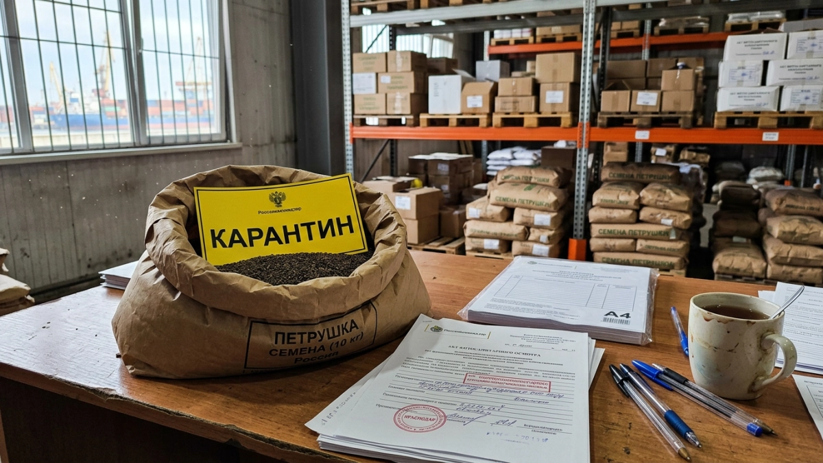 В Краснодаре уничтожили итальянские семена петрушки с болезнью зебра-чип