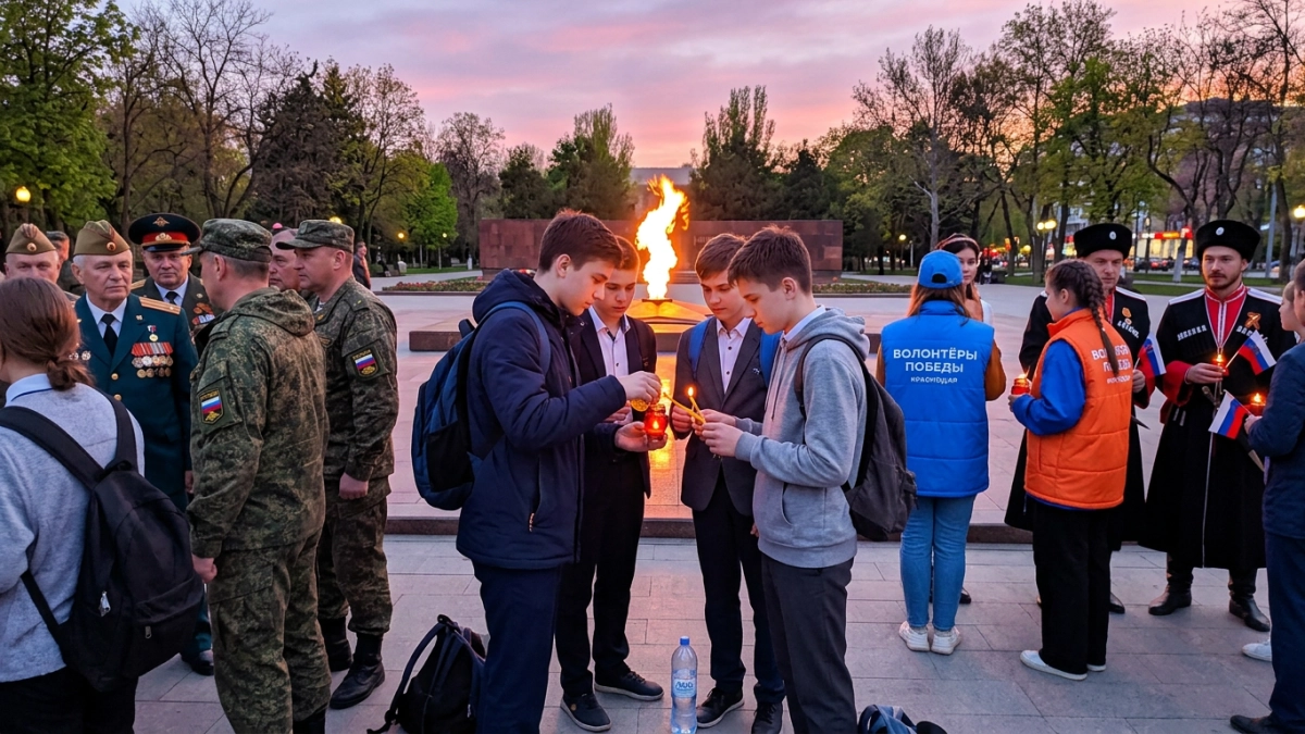«Свеча памяти» прошла через место гибели 10 тысяч красноармейцев
