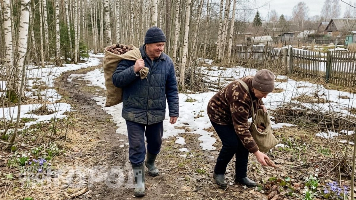 В апреле собираю лесные шишки мешками и забываю о покупных удобрениях: мой огород дает рекордный урожай