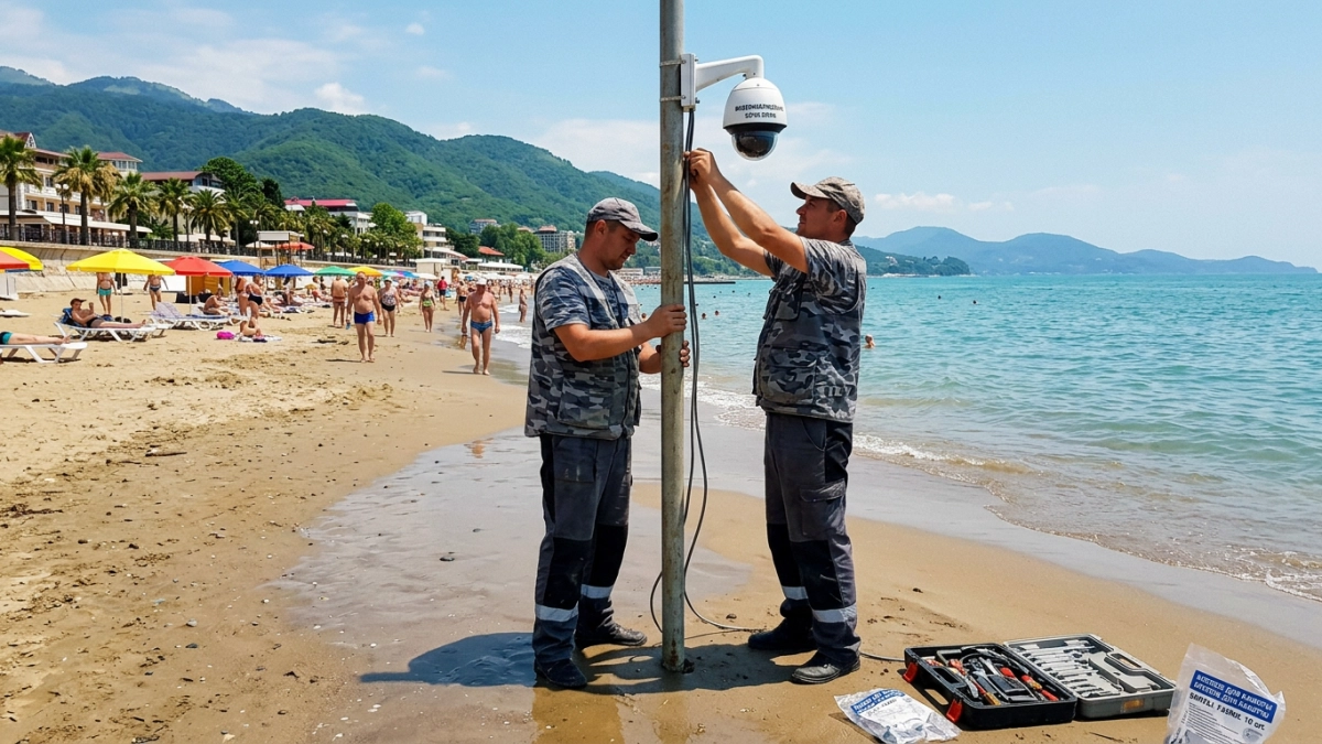 Пляжи Сочи к лету оснастят 2 тыс. камер с подключением к «Безопасному городу»