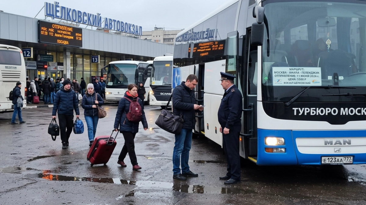 С 11 июня из Москвы запускают автобусные туры в Анапу и Геленджик