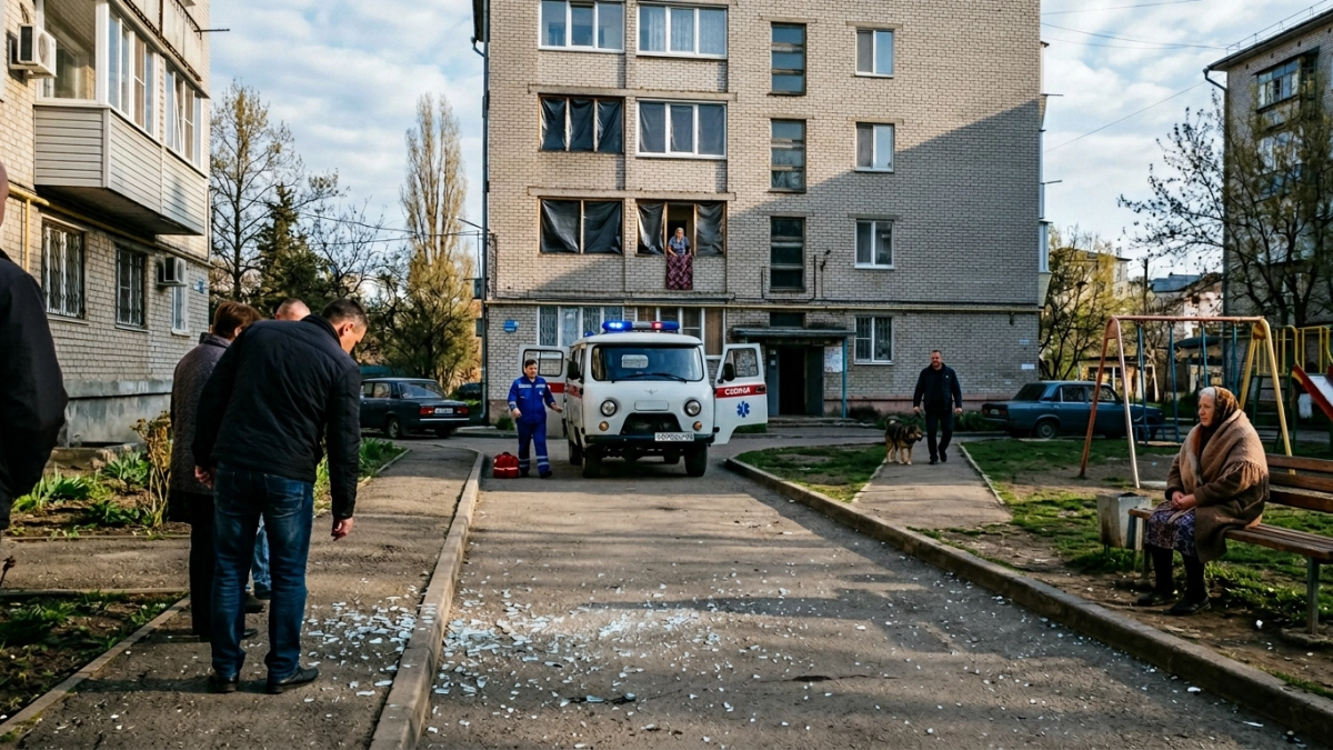 Атака БПЛА на Туапсе: трое пострадавших, 17 зданий повреждены