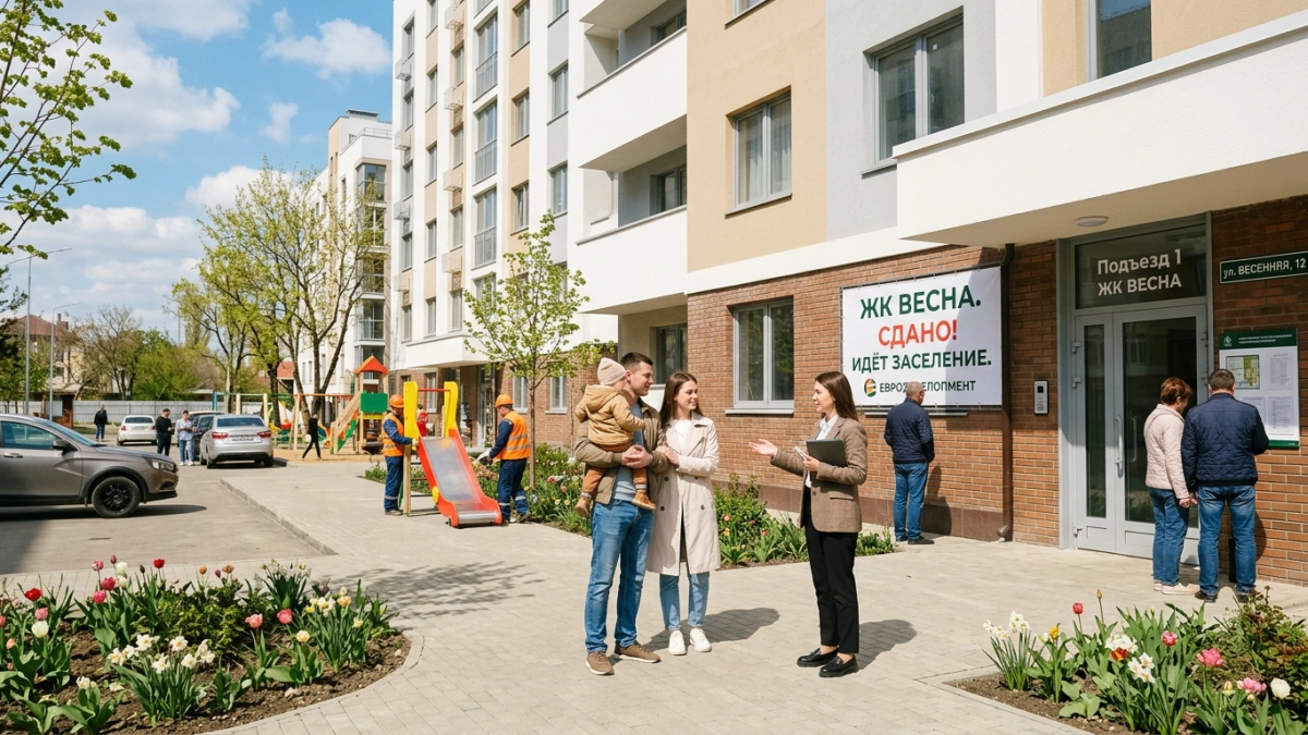 Кубань — лидер по росту продаж новостроек: плюс 53% за квартал