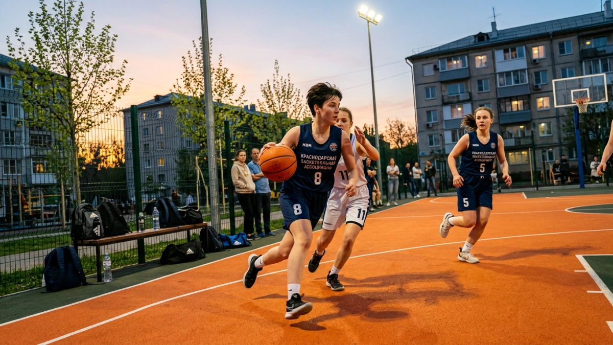 Краснодарские баскетболистки взяли золото в лиге уличного баскетбола