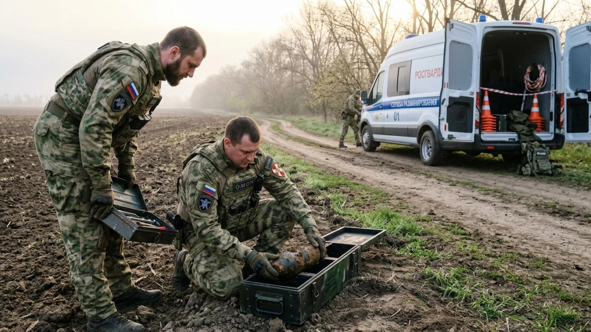 В Краснодарском крае нашли немецкую бомбу SC-10 прямо в поле