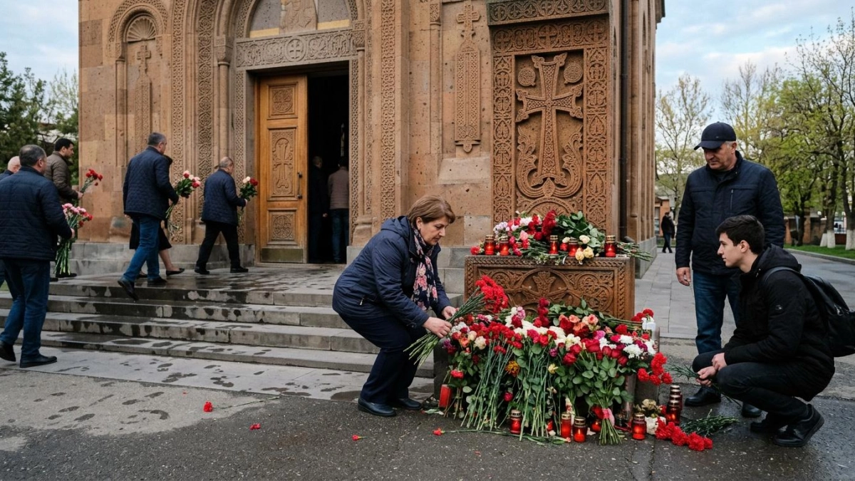 В Краснодаре отметили 111-летие геноцида армян службами в церкви