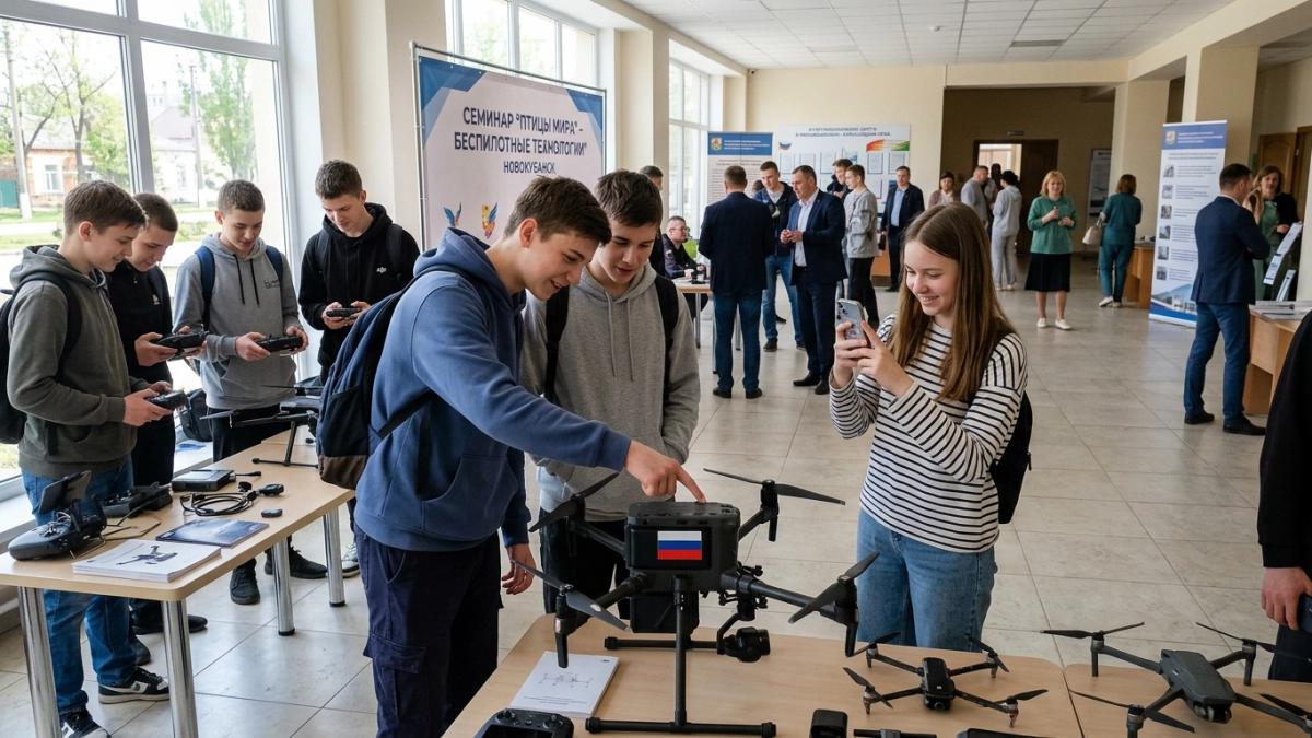 Школа операторов БПЛА «Добро и Небо» провела семинар для школьников Новокубанска