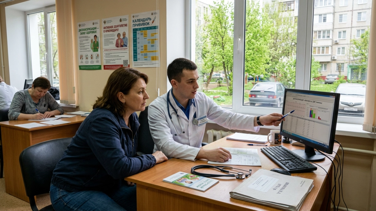Более 25 тысяч кубанцев прошли обследования в центрах здоровья с начала года