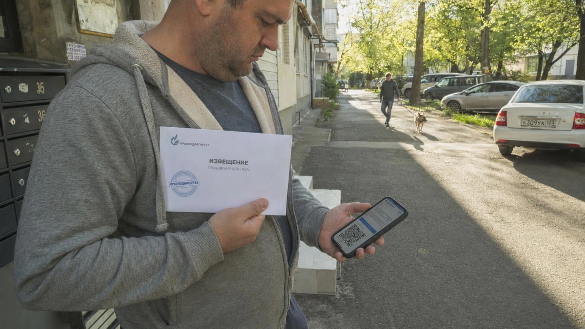 Мошенники рассылают краснодарцам поддельные QR-коды под видом газовщиков