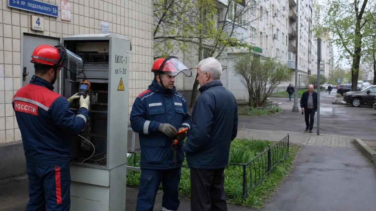 Авария на линии 6-10 кВ оставила 14 улиц Краснодара без света утром