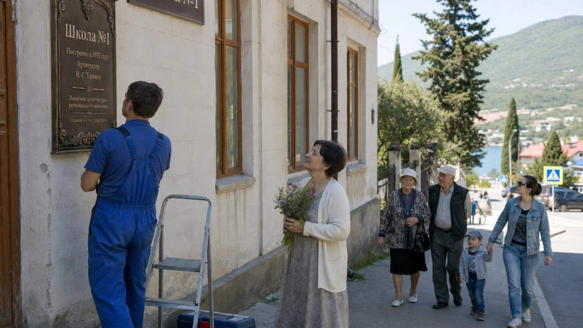 Школа в Геленджике, служившая госпиталем в войну, стала памятником истории