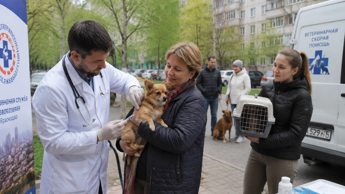 12 мая в Краснодаре бесплатно привьют кошек и собак от бешенства