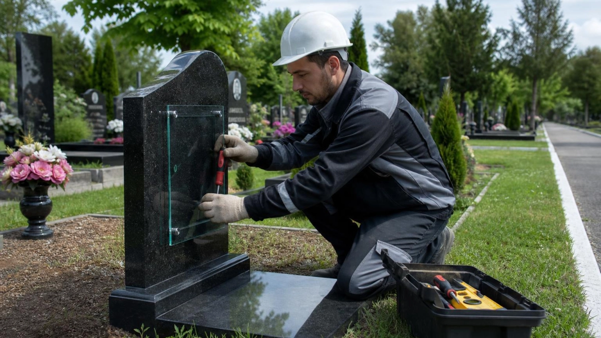 Гражданин Украины в балаклаве осквернил могилы участников СВО под Краснодаром