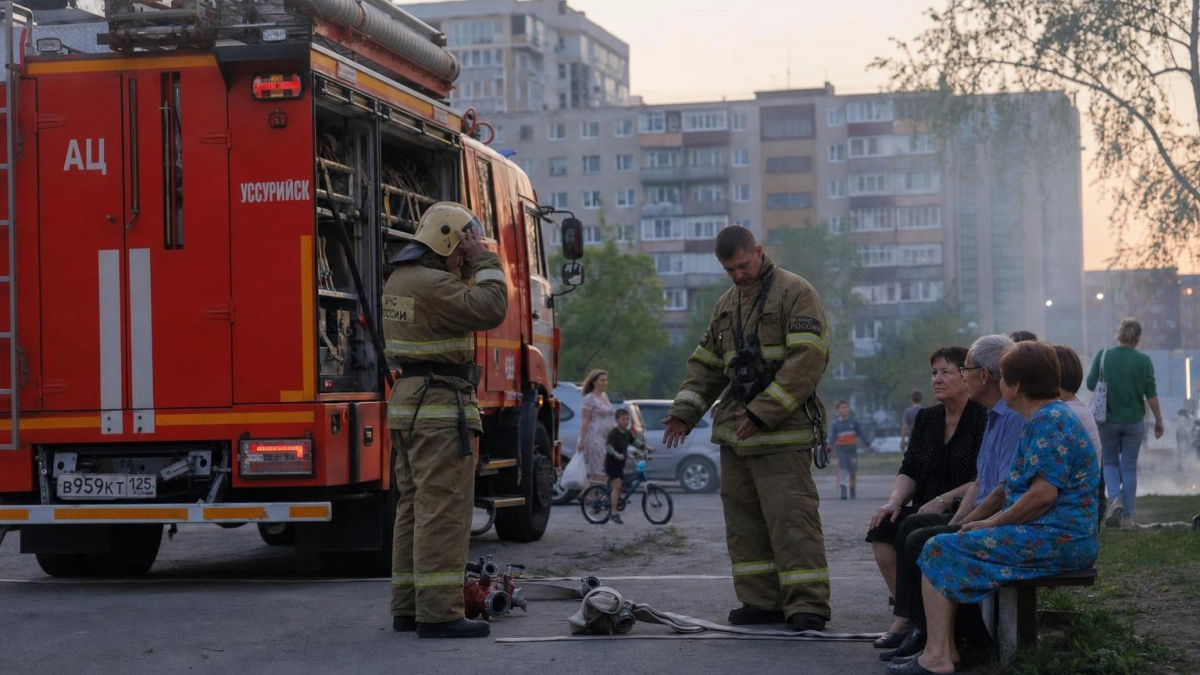 Пожар в Анапе: из многоэтажки спасли 53 человека, эвакуировали 80