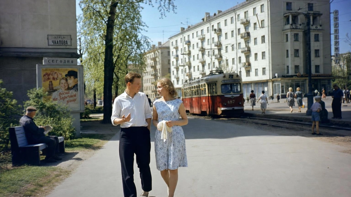 Краснодар 60 лет назад: чёрно-белые фото города впервые показали в цвете