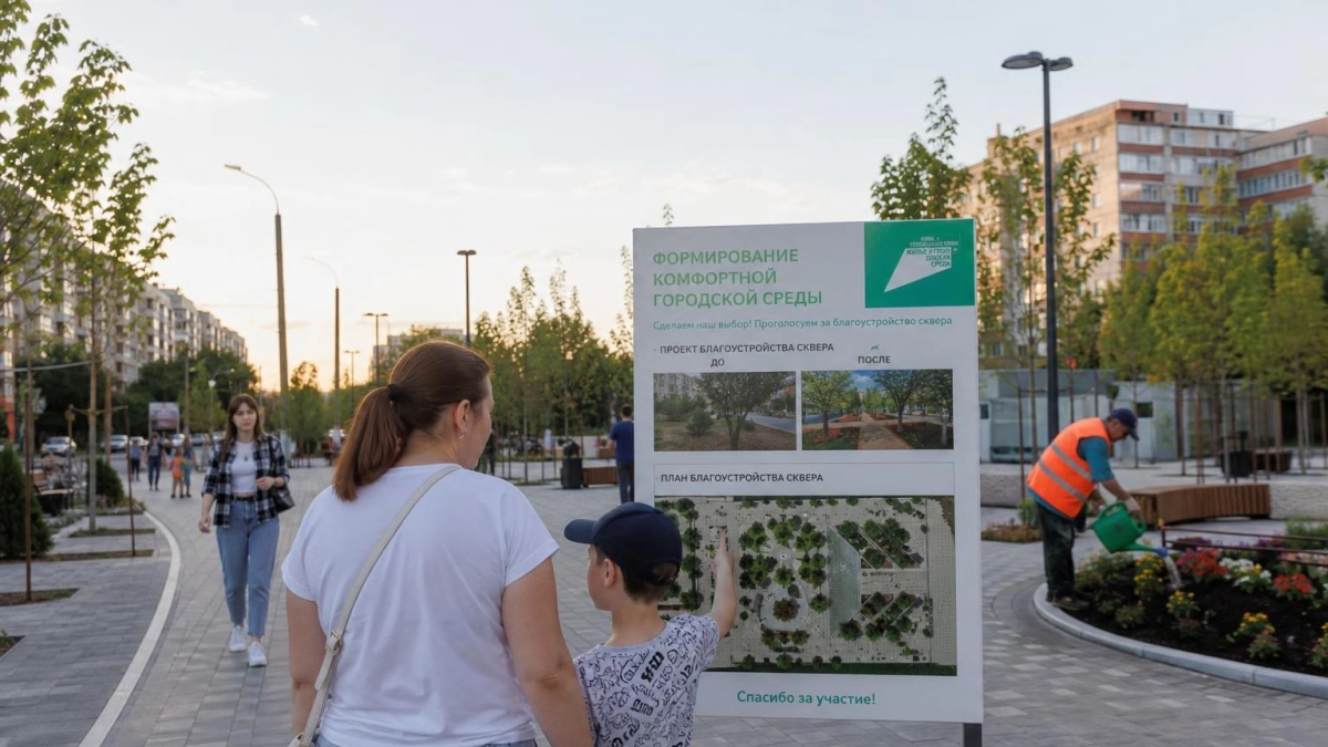 Почти полмиллиона жителей Кубани выбрали территории для благоустройства