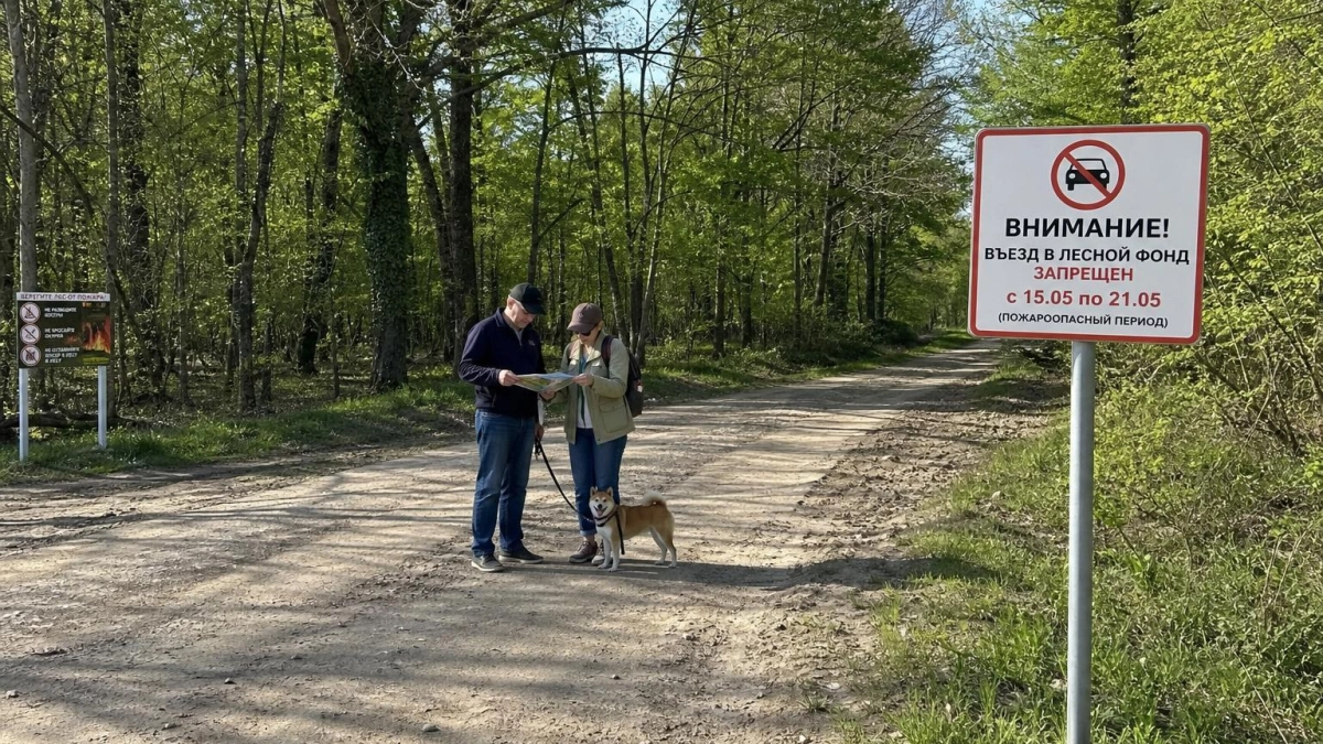 В Краснодарском крае закрыли въезд в леса до 21 мая из-за пожарной опасности