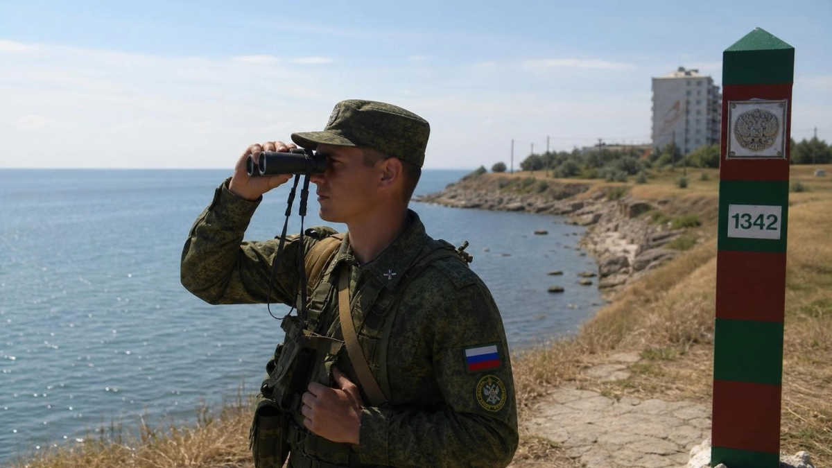 В Анапе открыли мурал с моряком и пограничником ко Дню пограничника