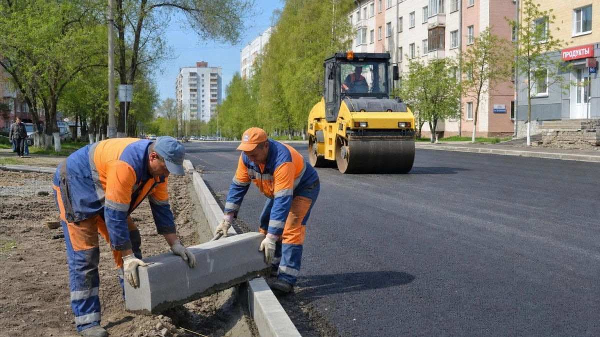 В Музыкальном микрорайоне Краснодара уложили 200 метров асфальта на Есенина