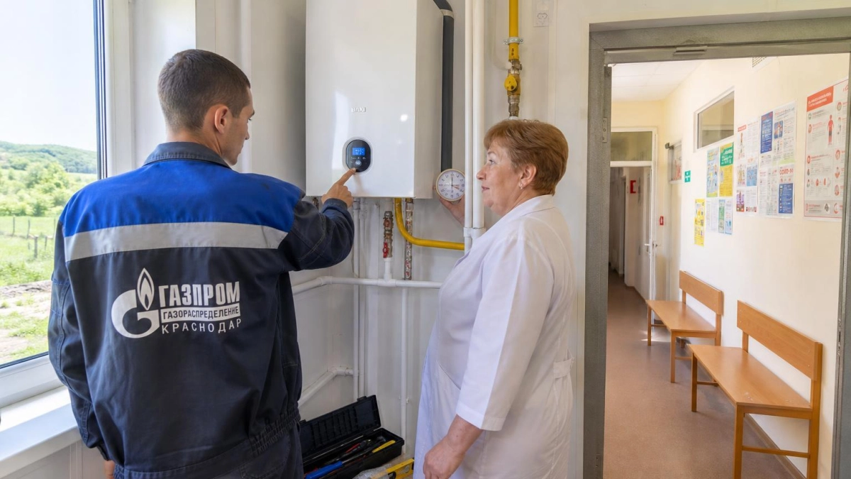 Семь медучреждений в сёлах Геленджика подключили к сетевому газу