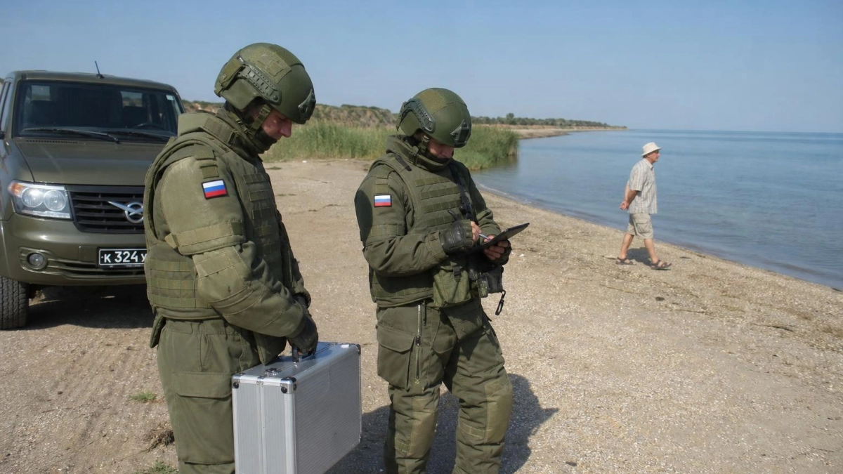 На берегу Азовского моря нашли минометную мину времён ВОВ