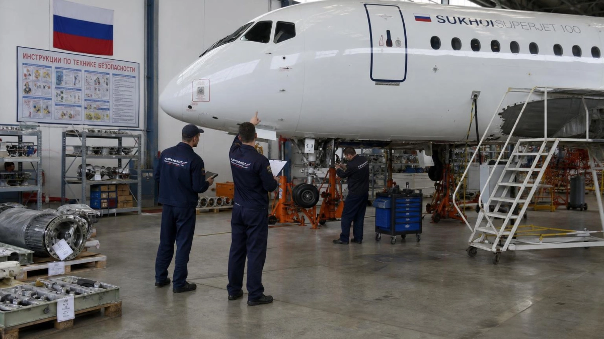 SSJ-100, сгоревший в Анталье, вернули в Россию разобранным на части