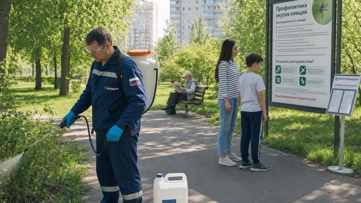 На Кубани клещи укусили 2000 человек: каждый шестой оказался заражён