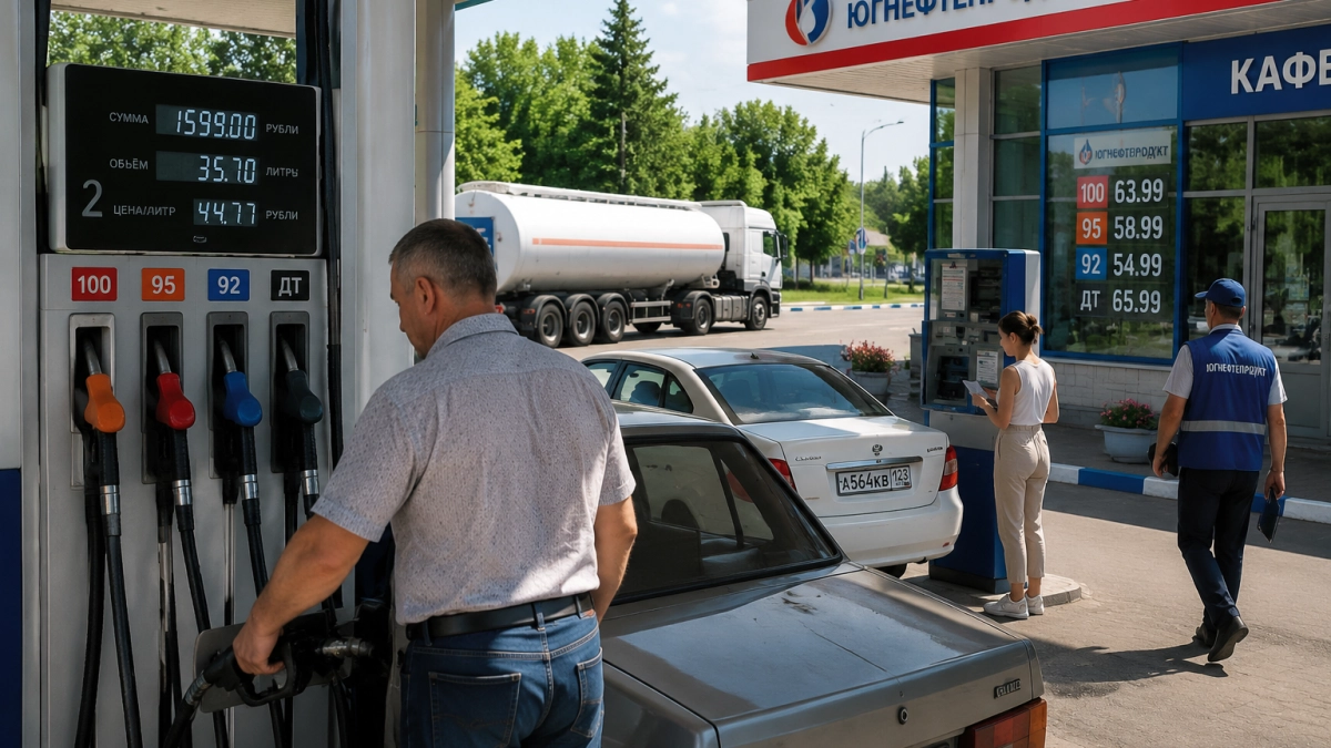 На крупных АЗС Кубани топливо в наличии — перебои только на мелких станциях
