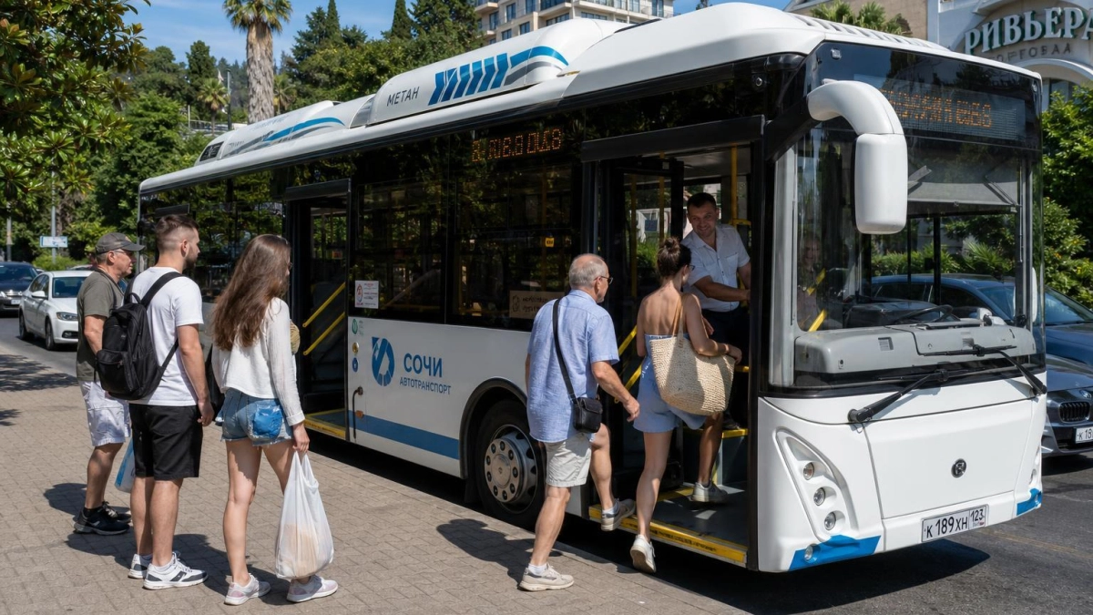В Сочи каждый третий автобус уже работает на метане