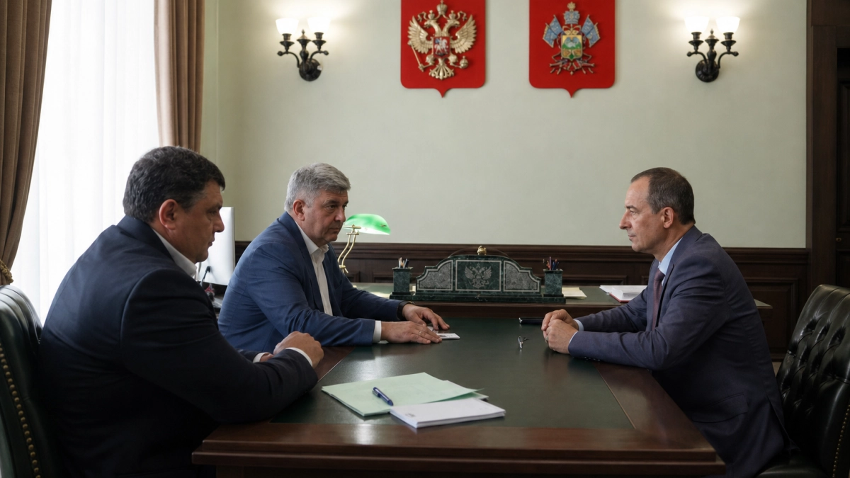 Бурлачко и новый министр образования Кубани обсудили связку «школа — СПО — вуз»