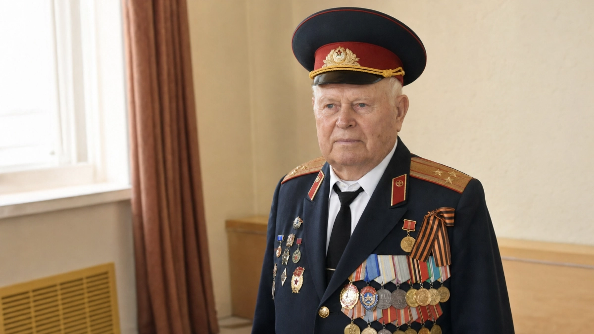 Евгений Наумов поздравил ветерана Курской битвы Николая Веселовского со столетием