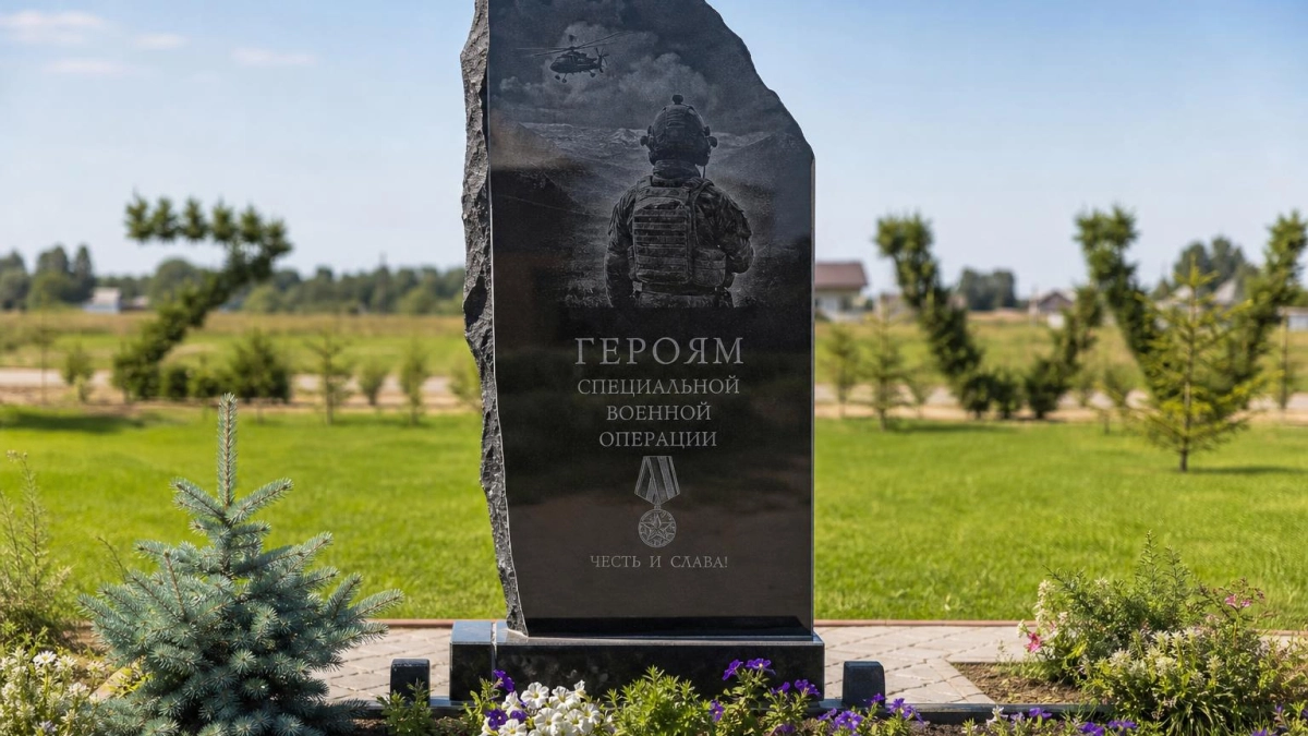 В хуторе Садовом открыли памятный знак в честь героев СВО
