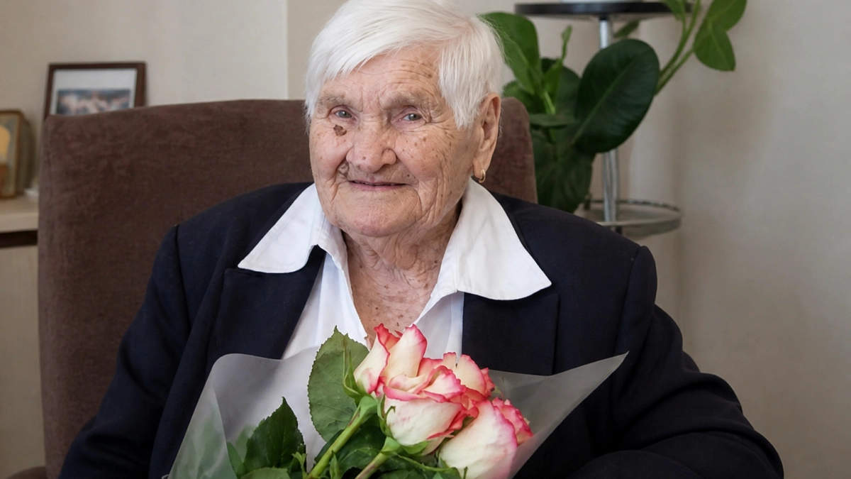 На Кубани 101-летие отметила ветеран Юлия Кондакова, награжденная за оборону Сталинграда