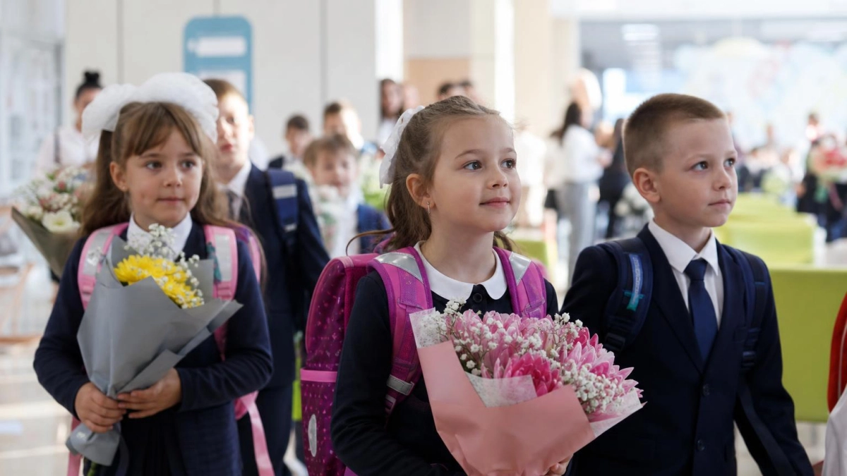 В Краснодаре 19 тысяч первоклассников начали учебный год в 123 школах