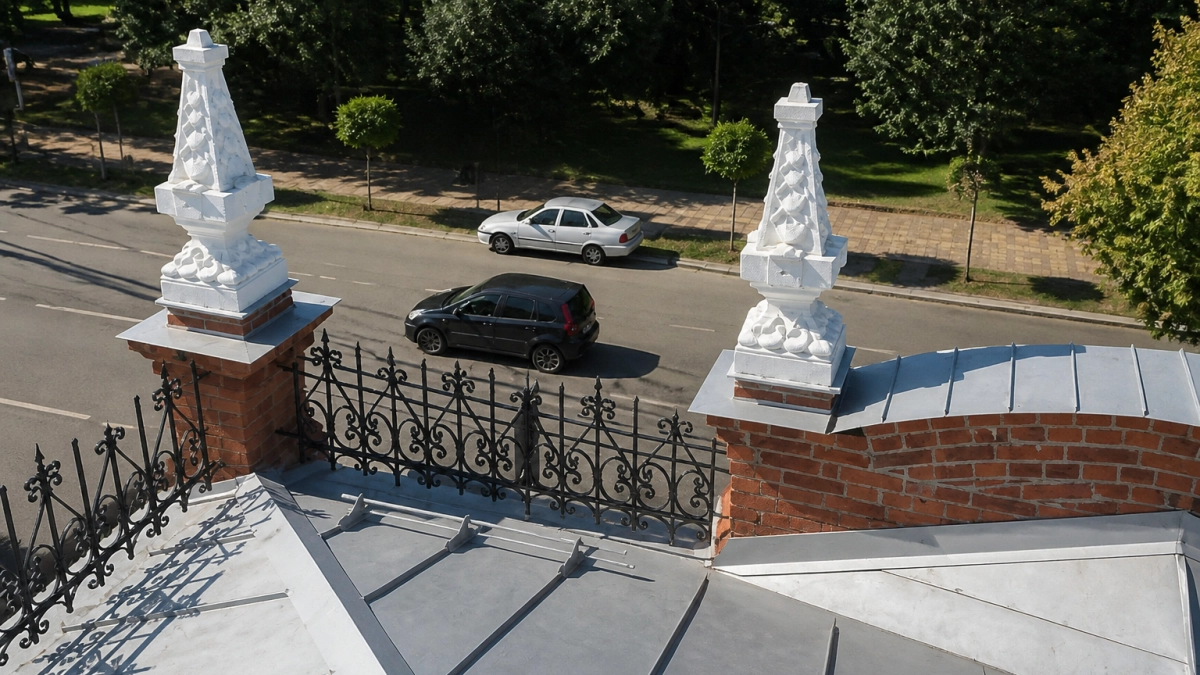 В Краснодаре особняку Никитиной вернули лепнину башенок и исторический облик