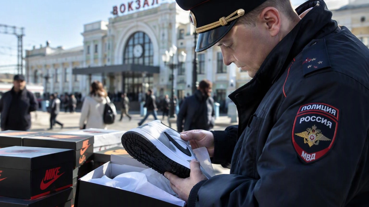 В Сочи у вокзала пресекли продажу фейковых кроссовок с ущербом свыше 1,5 млн